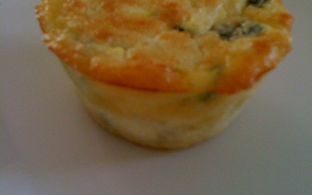 Soufflé de courgette au parmesan