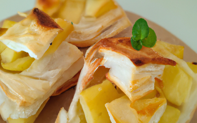 Feuilletés pomme de terre - chèvre