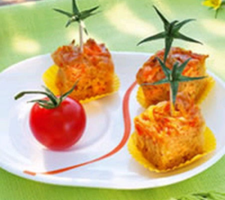 Cake sucré tomate carotte
