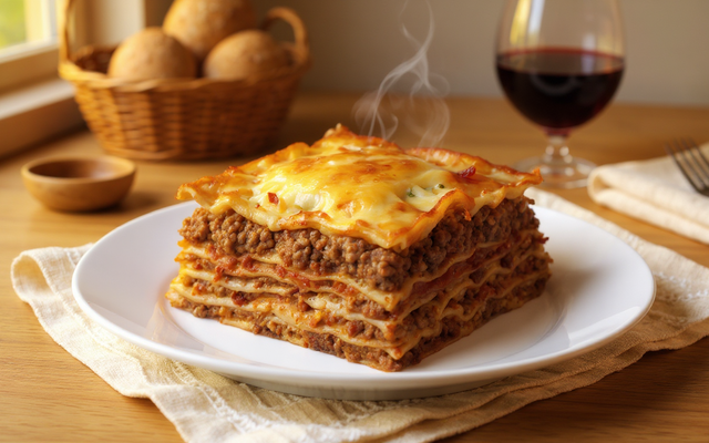 Lasagnes à la bolognaise