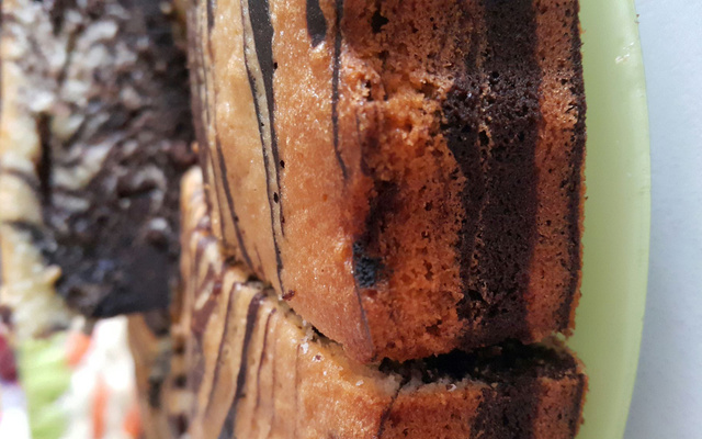 Gâteau tigré ou zebré