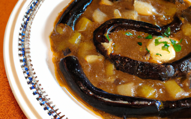 Anguille à la bourguignone