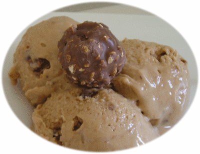 Glace aux Ferrero