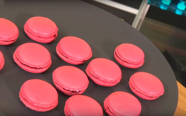 Macarons à la framboise