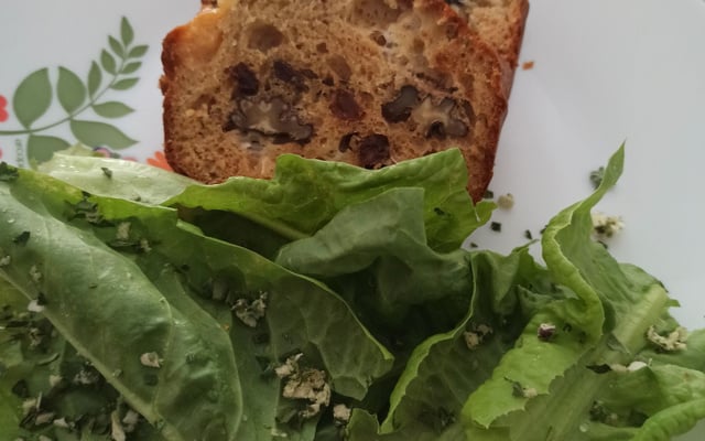 Cake chèvre noix