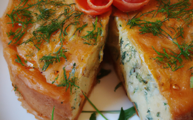 Cake au saumon à la provençale