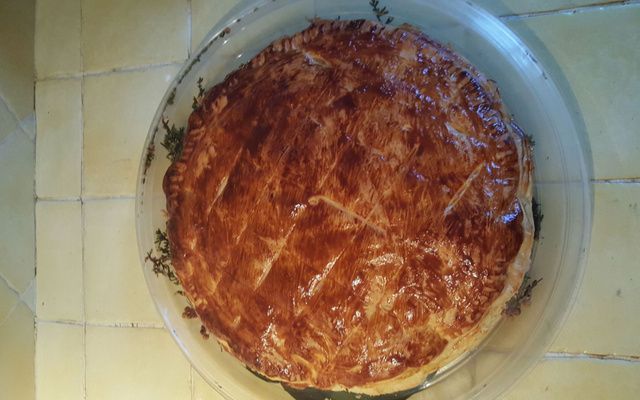 Galette des rois à la noix de coco râpée