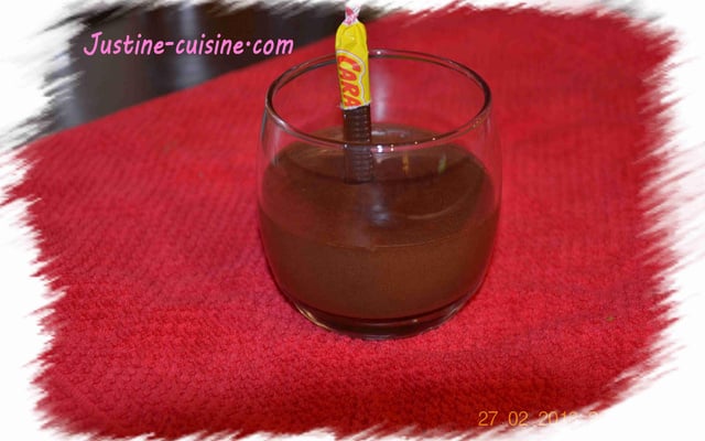 Mousse au chocolat et carambar