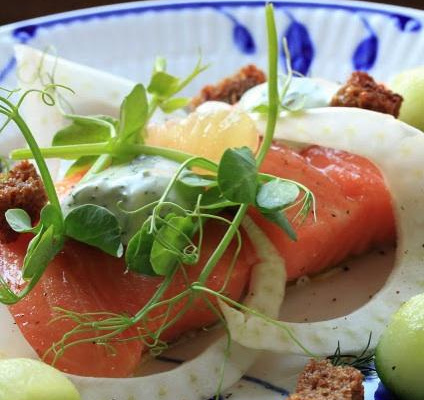 Saumon mariné au sel recette danoise