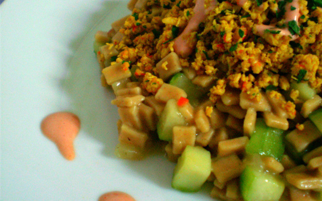 Crozetto thaï au surimi et poulet