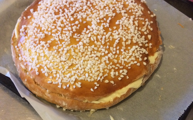 Tarte tropézienne à la fleur d'oranger