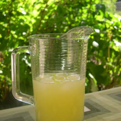 Jus de citron rafraîchissant