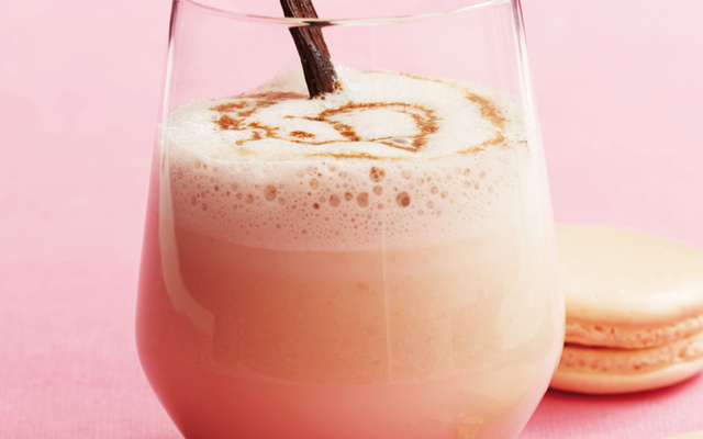 Smoothie macarons, cacao et chicorée