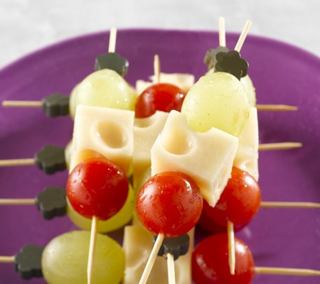 Brochettes apéritives maison