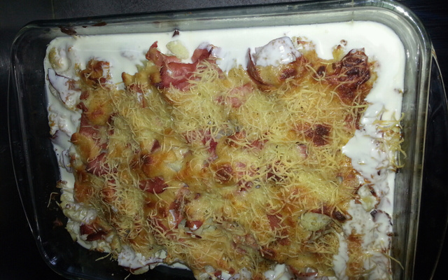 Gratin de chou-fleur sauce Mornay