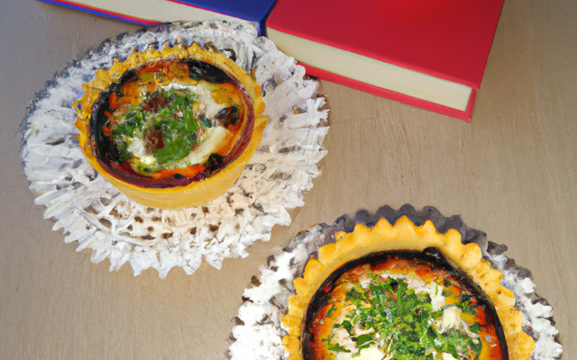 Tartelette poivron roquefort