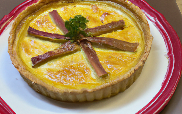 Tarte fine de rouget barbet, beurre de cidre