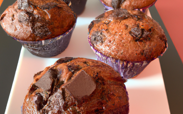 Muffins au chocolat  faciles