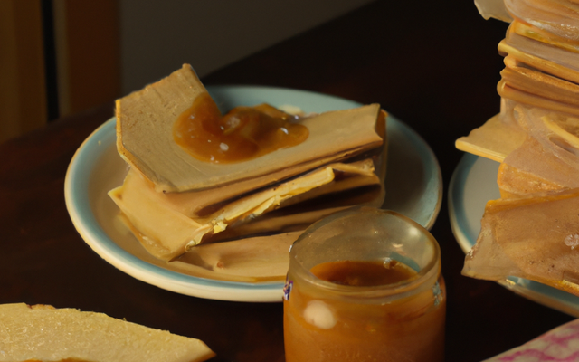 Tuiles à la Confiture de Lait