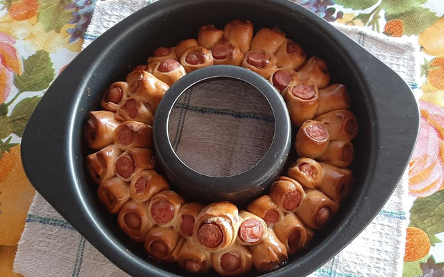 Feuilletés apéritifs aux knackis