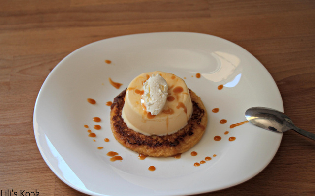 Parfait glacé au St Môret® et brioche perdue Harrys
