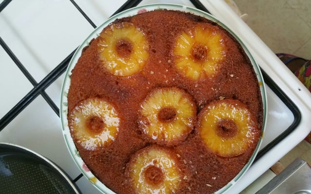 Gâteau à l'ananas tout simple