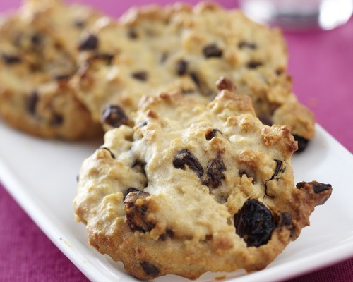 Palets aux flocons d'avoine, raisins secs et pépites de chocolat