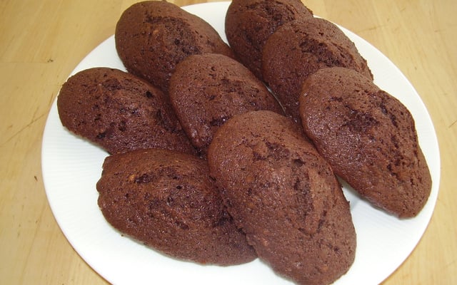 Madeleines au cacao