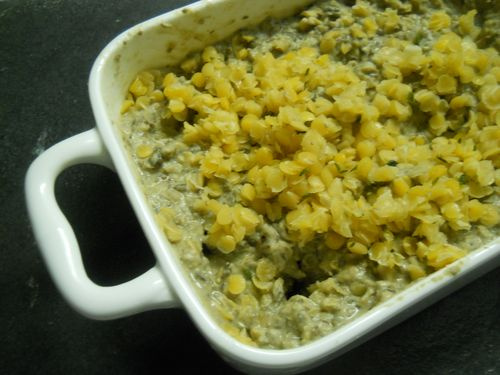 Tartinade de lentilles vertes et corail au tahin