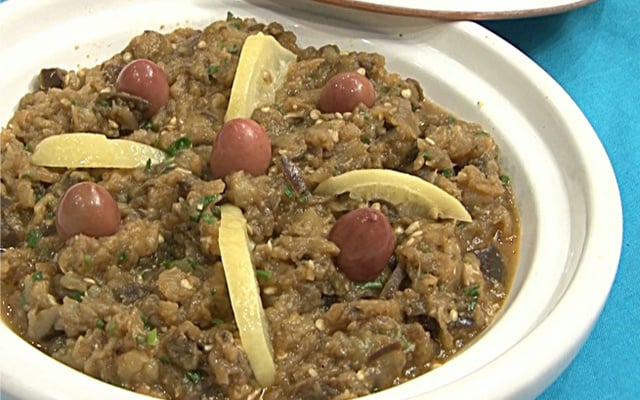 Zaalouk : purée d'aubergines