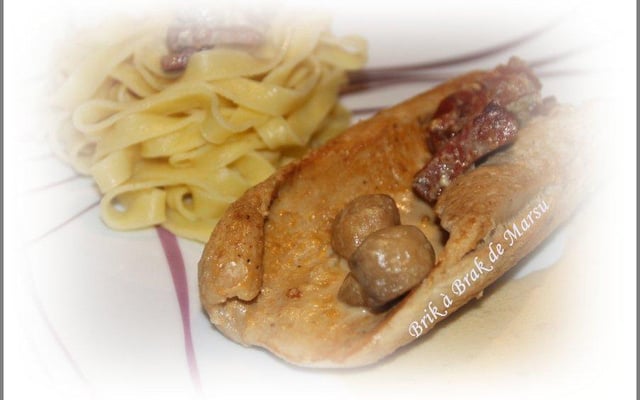 Escalopes de dinde au chorizo