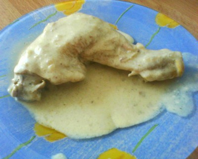 Poulet en sauce