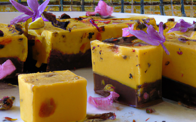 Nougat noir au safran