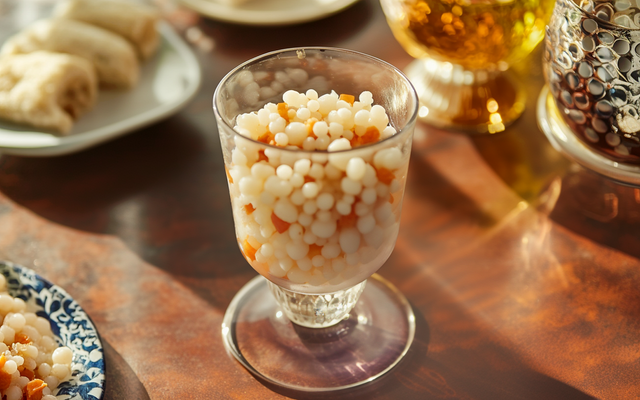 Pâtes perles au surimi