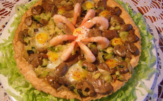 Cassegrain, tarte aux champignons