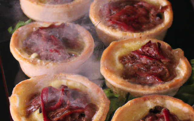 Mini tartelettes au magret fumé