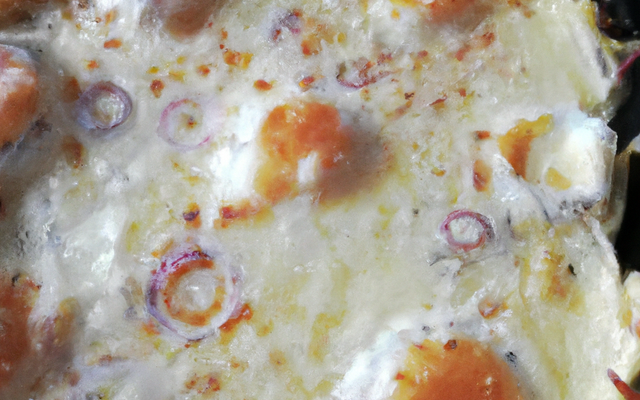 Gratin d'œufs à la béchamel