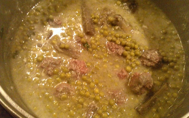 Petits pois façon printanière