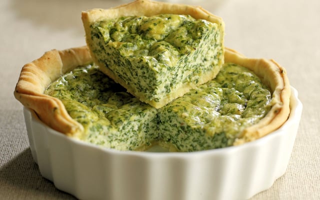 Tarte au brocciu et aux blettes