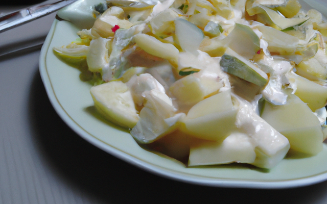 Salade de pommes au yaourt
