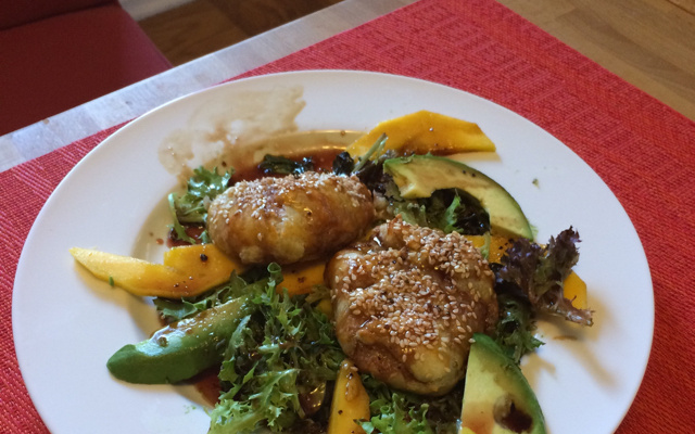 Chèvre chaud au miel et sirop à la bière