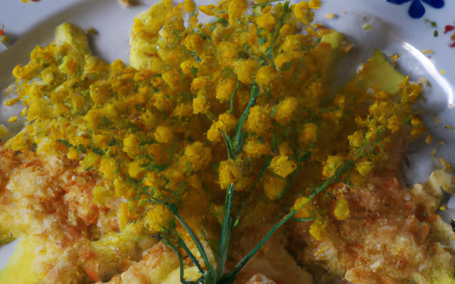 Courgette mimosa