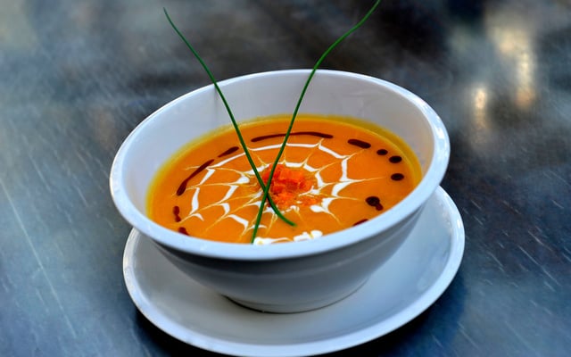 Velouté de potiron parfumé et gourmand