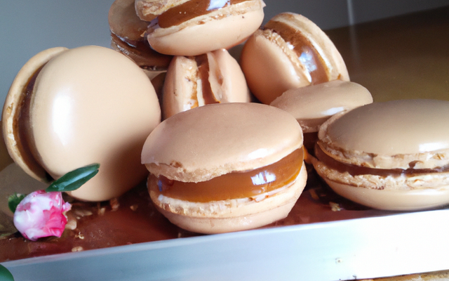 Macaron chocolat-caramel