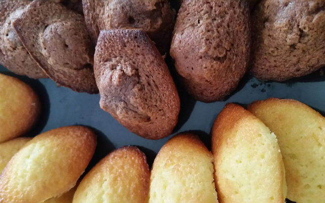 Madeleines au Nutella