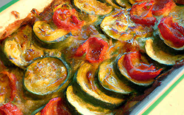 Gratin de courgettes et tomates facile