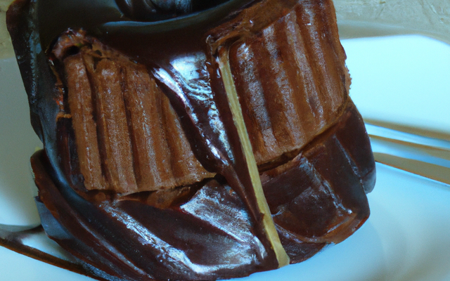 Pâtisserie au chocolat noir