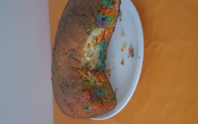 Rainbow cake au yaourt