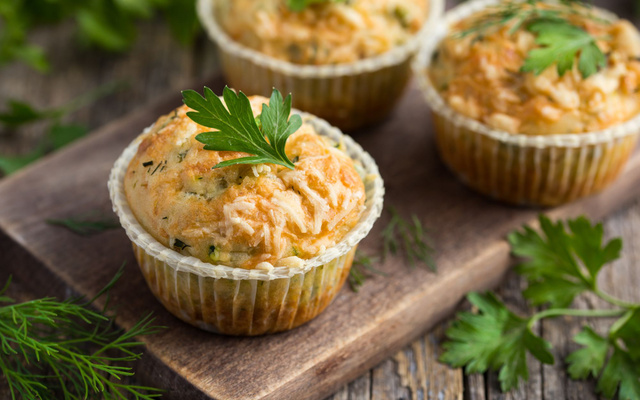 Flans de courgettes express