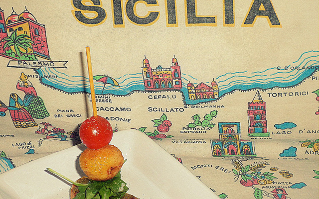 Montaditos de cromesquis aux saveurs italiennes